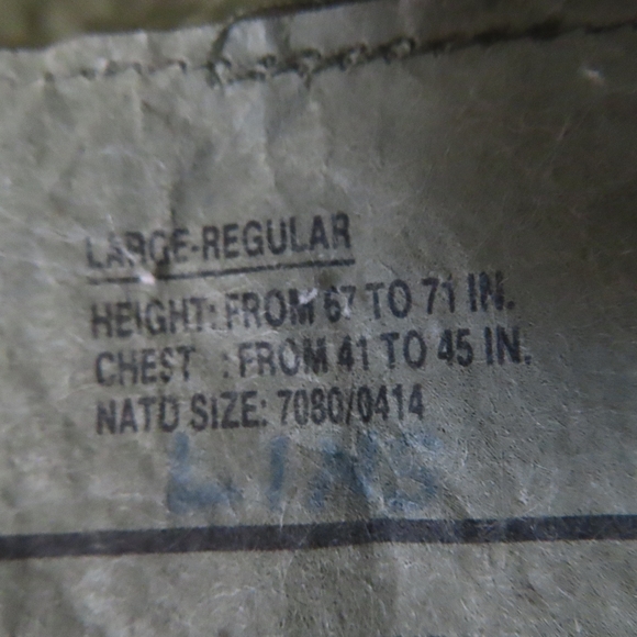 US Military Parka Cold Weather Camouflage Jacket MIL-P-44188C L/Regular issued - Picture 7 of 8